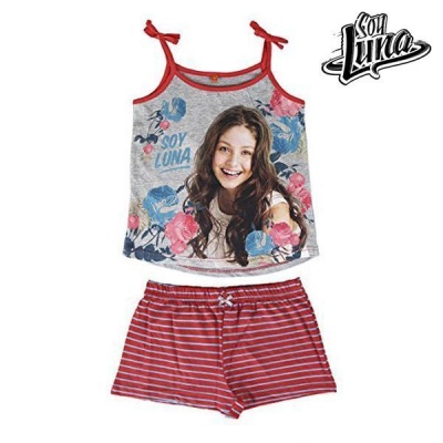 Disney Soy Luna Grey Summer Pyjamas for Girls (6 Years/116cm) RRP 7 CLEARANCE XL 5.99